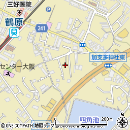 大阪府泉佐野市鶴原1832周辺の地図