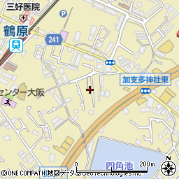 大阪府泉佐野市鶴原1832-23周辺の地図