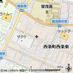 広島県東広島市西条町西条東831周辺の地図