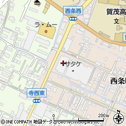 広島県東広島市西条町西条東838周辺の地図