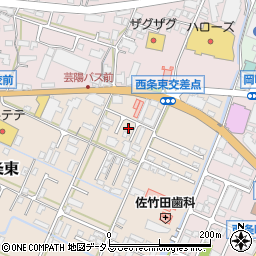 広島県東広島市西条町西条東1248周辺の地図