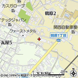 大阪府泉佐野市鶴原2丁目11周辺の地図