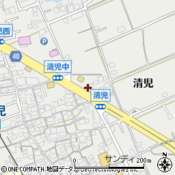 樽谷塗装岸和田営業所周辺の地図