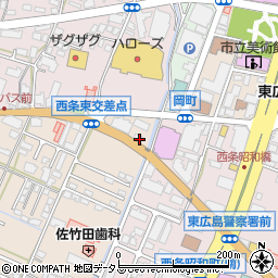 宗教法人幸福の科学東広島支部周辺の地図