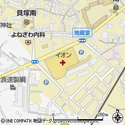 大阪府貝塚市地藏堂74-2周辺の地図