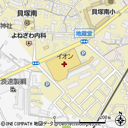 大阪府貝塚市地藏堂74周辺の地図