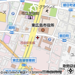 広島県東広島市西条昭和町13-3周辺の地図