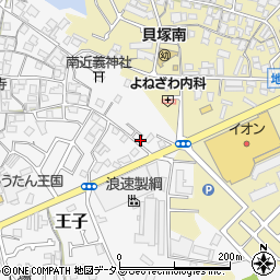 大阪和泉泉南線周辺の地図