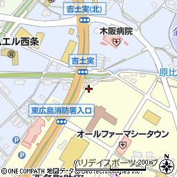 広島県東広島市西条町助実1143周辺の地図