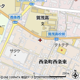 広島県東広島市西条町西条東830周辺の地図