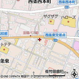 とんかつ浜かつ広島西条店周辺の地図
