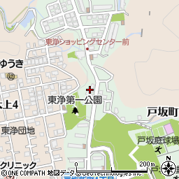 ダイアパレス戸坂新町周辺の地図