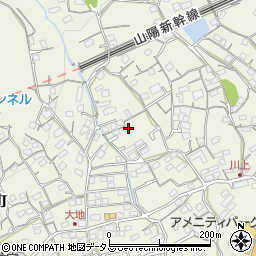 川上児童公園周辺の地図