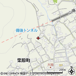 広島県尾道市栗原町4797-1周辺の地図
