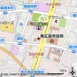 山口銀行東広島支店 ＡＴＭ周辺の地図
