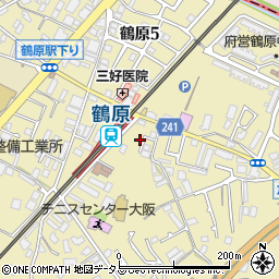大阪府泉佐野市鶴原1804-9周辺の地図