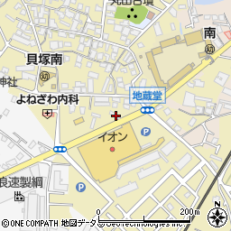 大阪府貝塚市地藏堂90周辺の地図