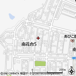 大阪府河内長野市南花台5丁目10-18周辺の地図