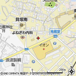大阪府貝塚市地藏堂96周辺の地図