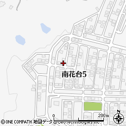 大阪府河内長野市南花台5丁目13-6周辺の地図