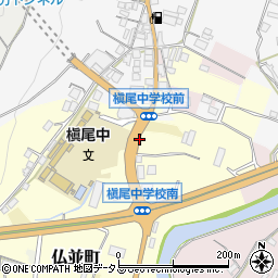 槇尾中学校前周辺の地図