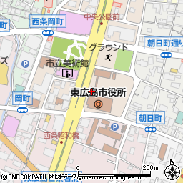 東広島市役所　建設部住宅課周辺の地図
