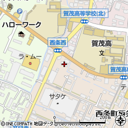 広島県東広島市西条町西条東809周辺の地図