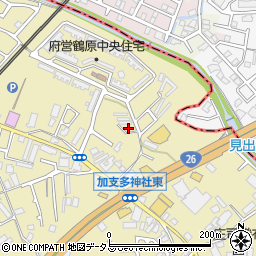 大阪府泉佐野市鶴原1950周辺の地図