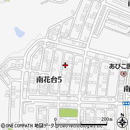 大阪府河内長野市南花台5丁目10-19周辺の地図