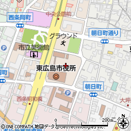 もみじ銀行東広島市役所共同 ＡＴＭ周辺の地図