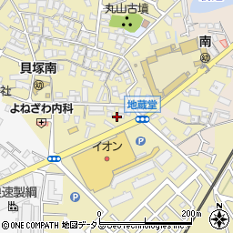 大阪府貝塚市地藏堂92周辺の地図