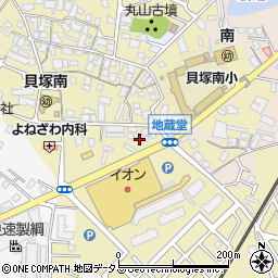 大阪府貝塚市地藏堂92周辺の地図