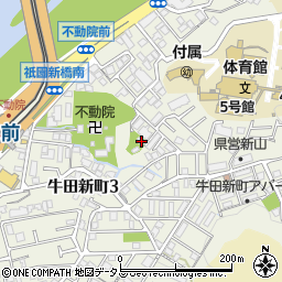 自在坂神社周辺の地図