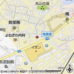 大阪府貝塚市地藏堂92-2周辺の地図