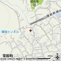 広島県尾道市栗原町4597-2周辺の地図