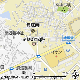 大阪府貝塚市地藏堂110周辺の地図