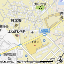 大阪府貝塚市地藏堂95周辺の地図