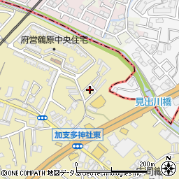 大阪府泉佐野市鶴原1951周辺の地図