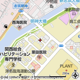 兵庫県淡路市志筑新島周辺の地図