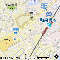 大阪府貝塚市地藏堂309周辺の地図
