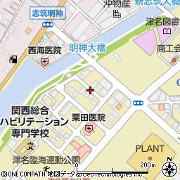 兵庫県淡路市志筑新島周辺の地図