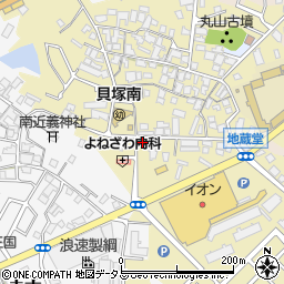大阪府貝塚市地藏堂113-1周辺の地図