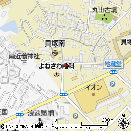 大阪府貝塚市地藏堂113-1周辺の地図