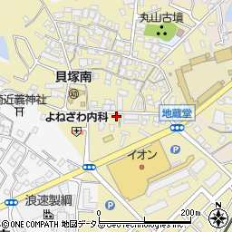 大阪府貝塚市地藏堂107周辺の地図