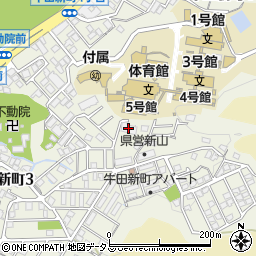 牛田第２パークマンション周辺の地図
