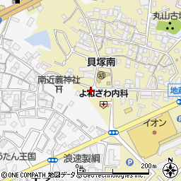 大阪府貝塚市地藏堂120-1周辺の地図