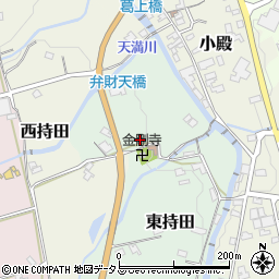 奈良県御所市持田周辺の地図