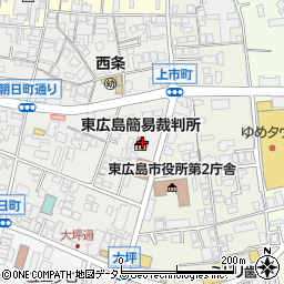 広島県東広島市西条朝日町5-23周辺の地図