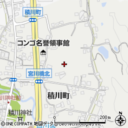 大阪府岸和田市積川町周辺の地図