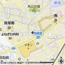 大阪府貝塚市地藏堂247周辺の地図